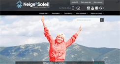 Desktop Screenshot of neige-et-soleil.com