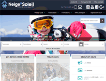 Tablet Screenshot of neige-et-soleil.com